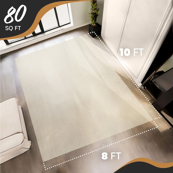 Nevlers 8 ft. x 10 ft. Premium Grip and Dual Surface Non-Slip Rug Pad MH8X10RP07
