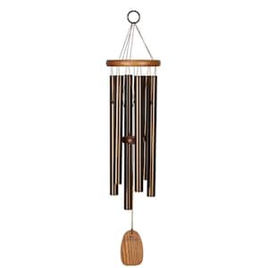 Signature Collection, Amazing Grace Chime, Medium 24 in. Bronze Wind Chime
