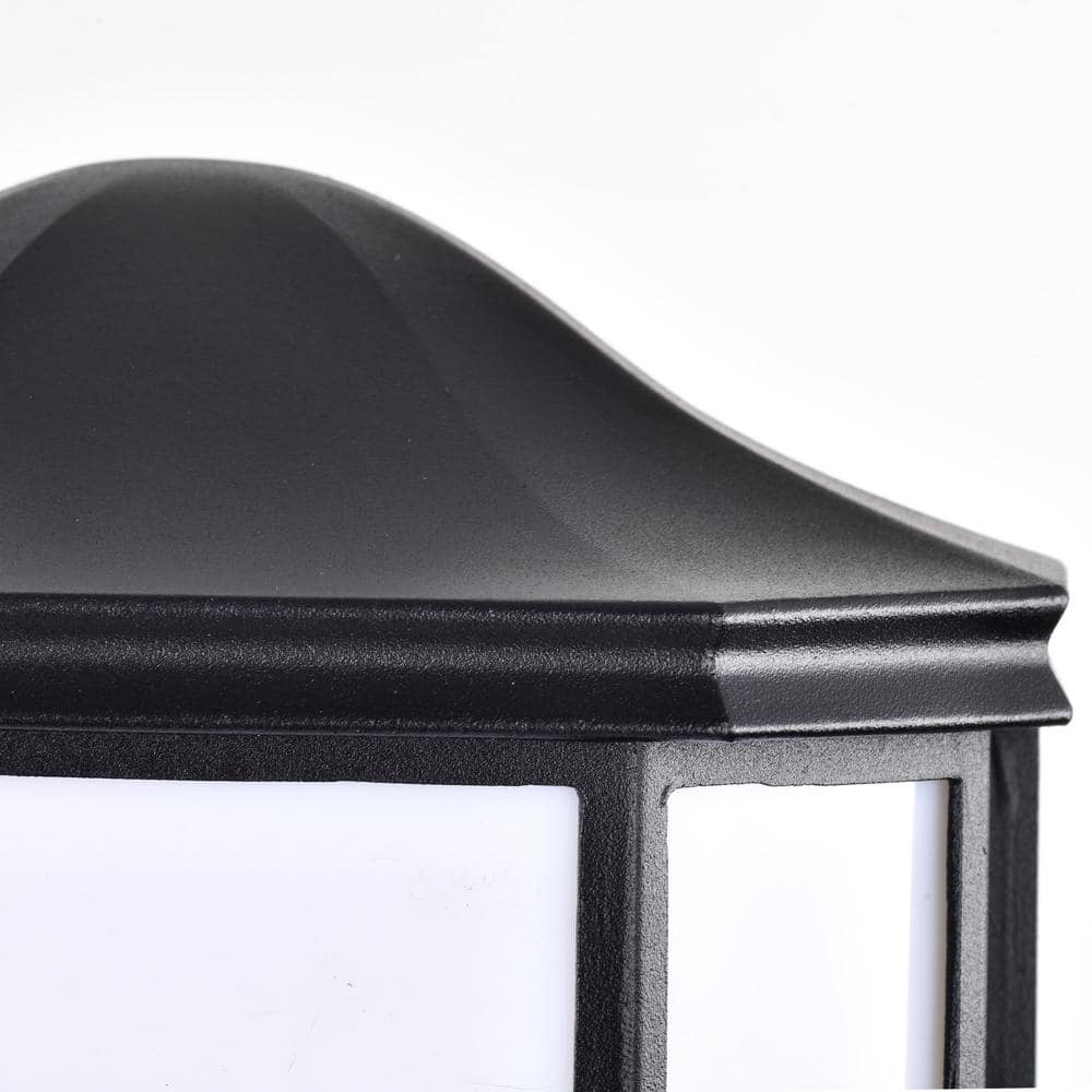 Black Aluminum Dimmable LED Outdoor Lantern