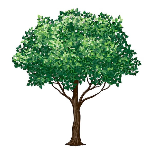 Brewster 110.2 in. x 39.4 in. Tree Wall Decal