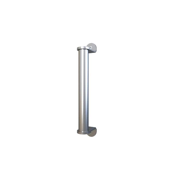 Photo 1 of 10 in. Satin Nickel Barn Door Tubular Design Handle