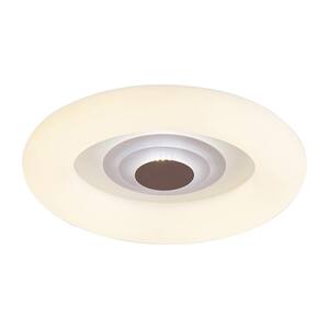 19.7 in. 1-Light White Creative Design Smart LED Flush Mount Ceiling Lighting 2800K-6500K