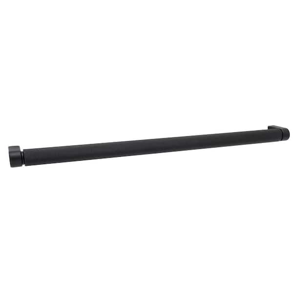 Kent Knurled 12 in. (305 mm) Center-to-Center Industrial Matte Black Bar Drawer Pull