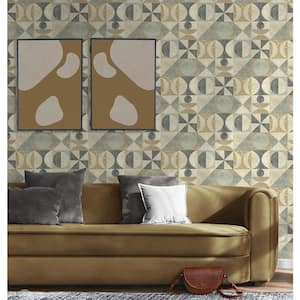 Take Form Pewter Vinyl Peel and Stick Wallpaper Roll ( Covers 30.75 sq. ft. )