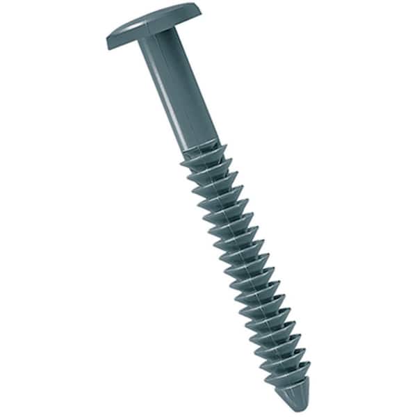 Ekena Millwork 3 in. Wedgewood Blue Lifetime Vinyl Shutter-Lok's Fastener