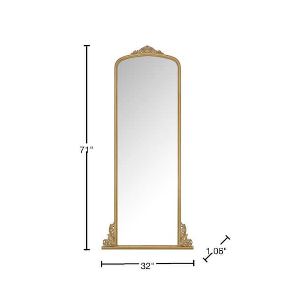 Home Decorators Collection Oversized Arched Vintage Style Gold