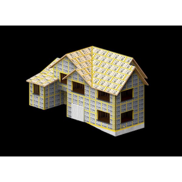 ForceField - 19/32 in. x 4 ft. x 8 ft. Actual 0.578 in. x 47.75 in. x 94.75 in. Oriented Strand Board Forcefield