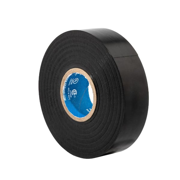 Wire Armour 3/4 in. x 60 ft. x 0.007 in. Contractor Pro Vinyl Tape, Black (5-Pack)