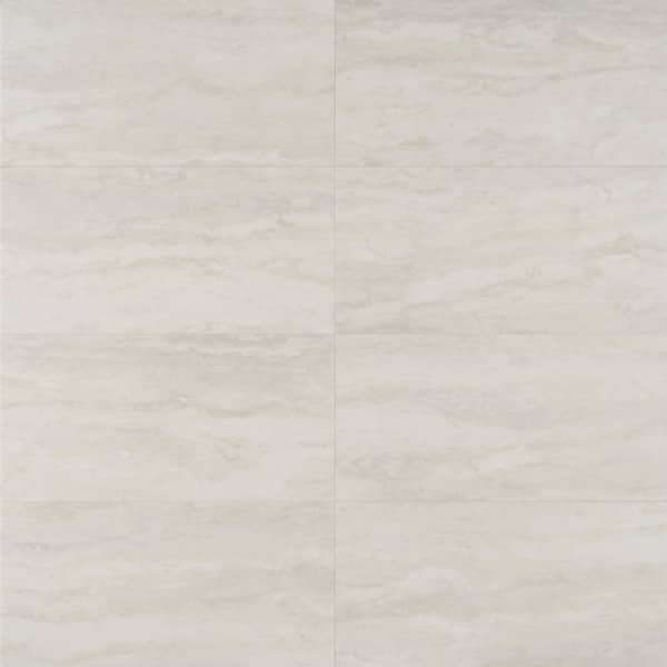 Ivy Hill Tile Elmdale Cotton 28MIL x 12 in. W x 24 in. L Glue Down Waterproof Luxury Vinyl Plank Flooring (20 sqft/case)