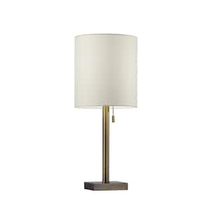 22 in. Antique Brass Table Lamp