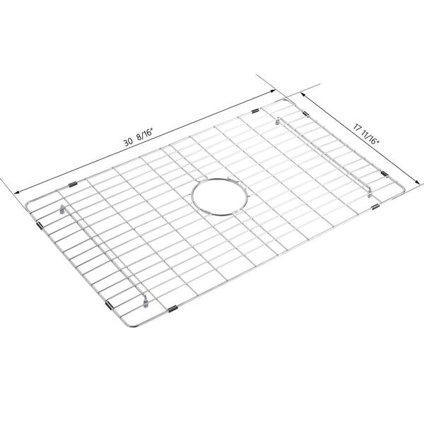 Unbranded - 33 in. L x 20 in. W Farmhouse/Apron Front Single Bowl White Ceramic Kitchen Sink with Accessories