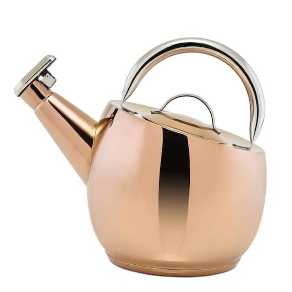 Old Dutch DuraCopper 10.57-Cup Stovetop Tea Kettle in Copper