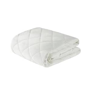 Luxury Ivory Quilted Mink 60 in. x 70 in. 18 lbs. Weighted Blanket