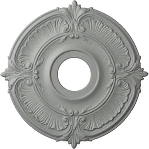 18" x 4" I.D. x 5/8" Attica Urethane Ceiling Medallion (Fits Canopies upto 5"), Primed White