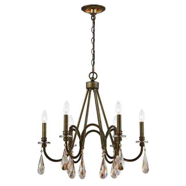 Home Decorators Collection 6-Light Bronze Chandelier