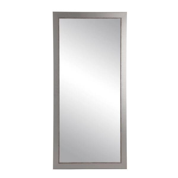 BrandtWorks Medium Aged Silver Classic Mirror (31.5 in. H X 65 in. W)