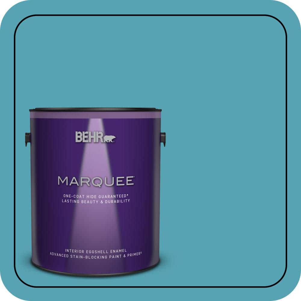 1 gal. #M470-5 Explorer Blue One-Coat Hide Eggshell Enamel Interior Paint & Primer product image for price tracking