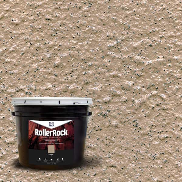 DAICH RollerRock 3 gal. Self Priming Concrete Coating Ginger Interior Exterior RRPL GIN 030 The Home Depot