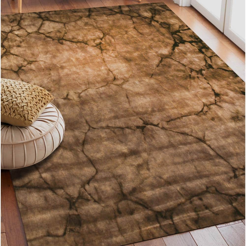 Charcoal 4 ft. x 6 ft. Handmade Wool Dip Dyed Area Rug price history on PriceWatchPro