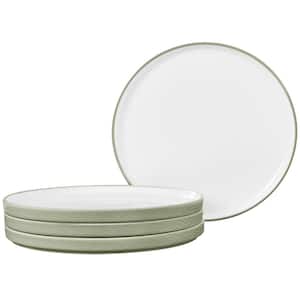 Colortex Stone Sage 9.75 in. Porcelain Dinner Plates, (Set of 4)