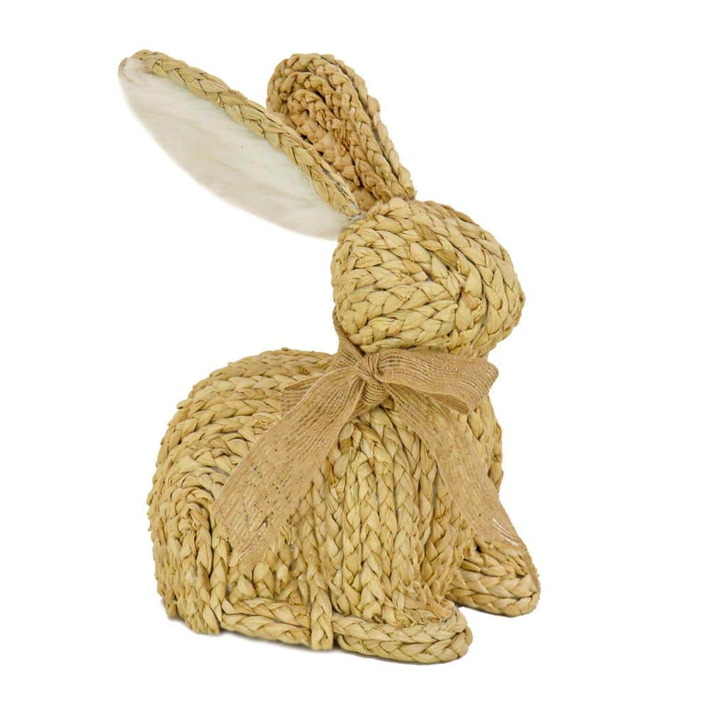 National Tree Company 9 in. Braided Bunny Decor