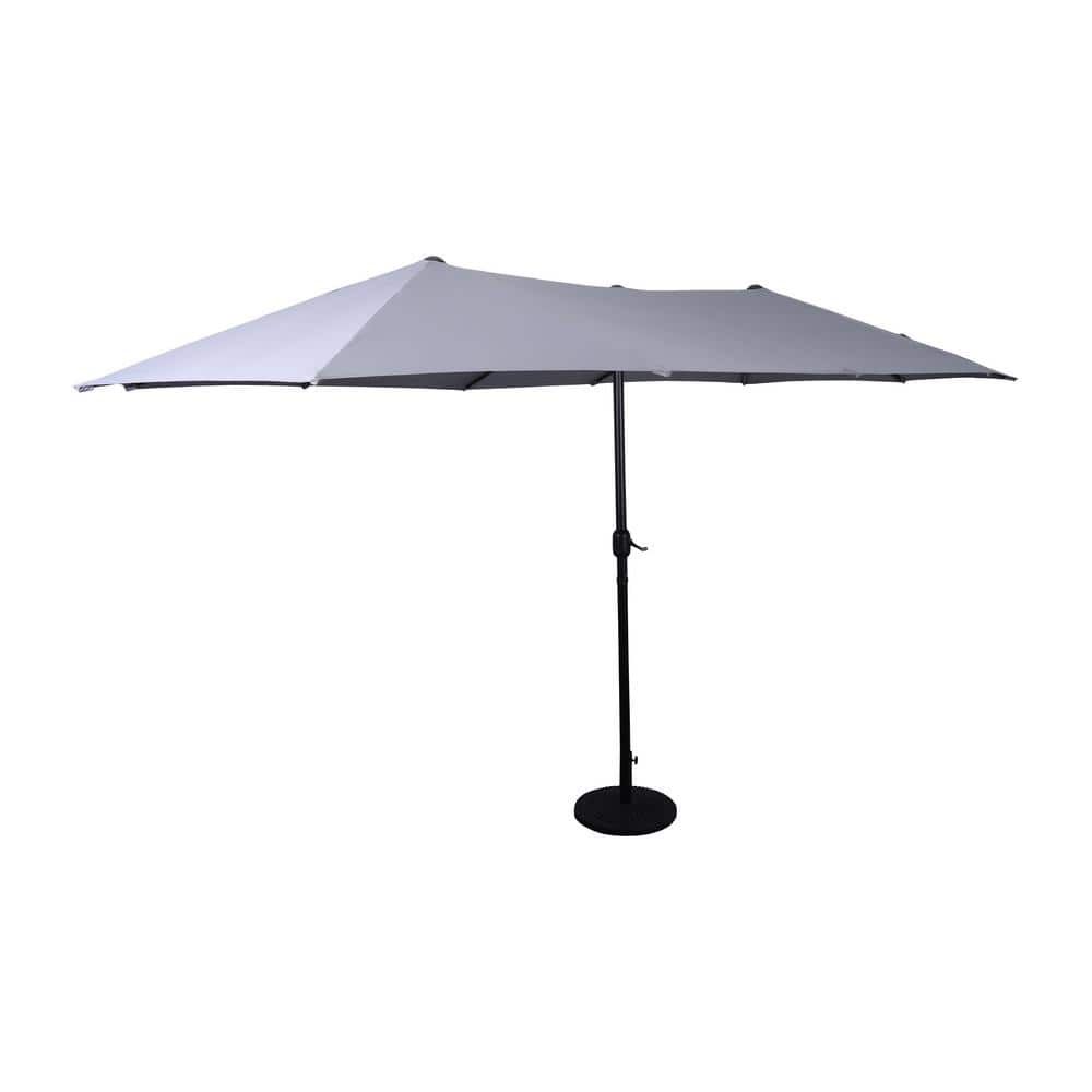 15 ft. Commercial Market Patio Umbrella in Gray price history on PriceWatchPro
