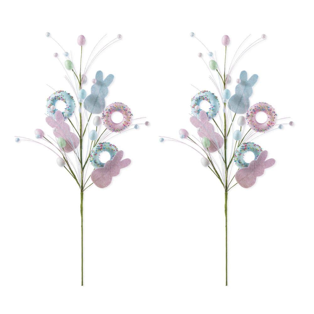 28 in. H Easter Glitter Egg, Bunny & Donuts Picks (Set of 2) price history on PriceWatchPro