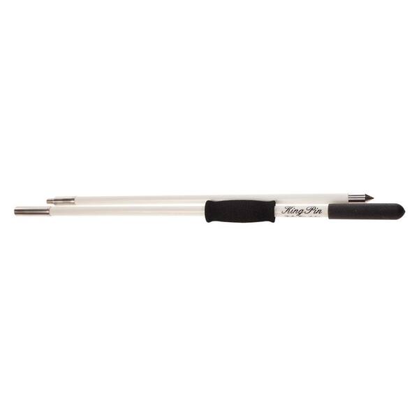 King Pin Anchor Pole 2-Piece, White, 10 ft.