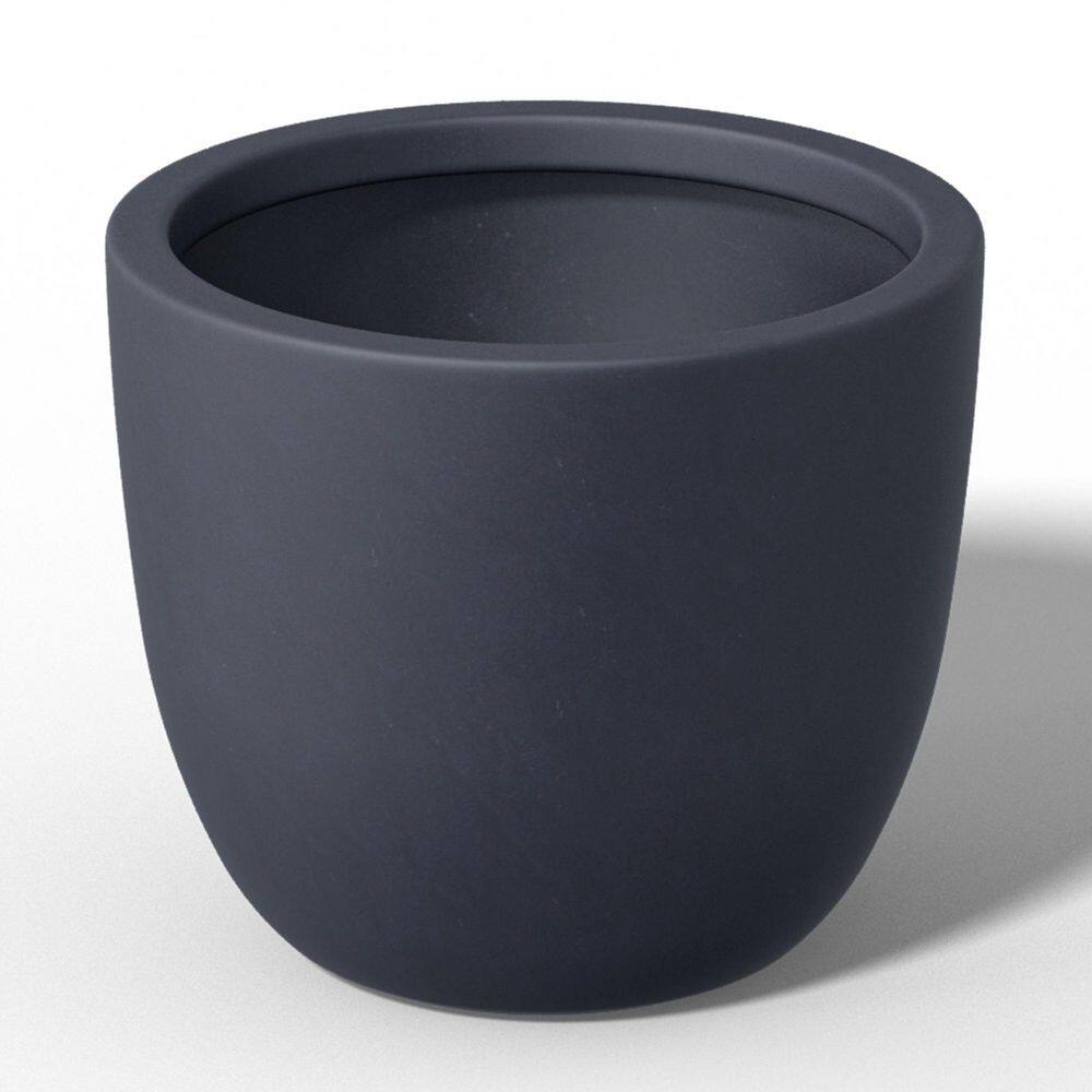 14 in. Medium Granite Gray(Enhanced Interior) Concrete Round Planter / Pot with Drainage Holes price history on PriceWatchPro