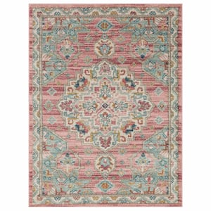 Laughton Pink 7 ft. 10 in. x 10 ft. Area Rug