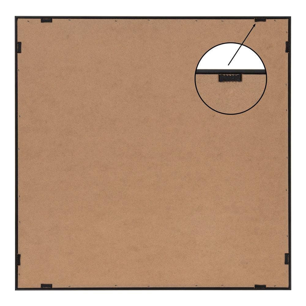 Dancing Circles Black and White Abstract Canvas Art, 30x30