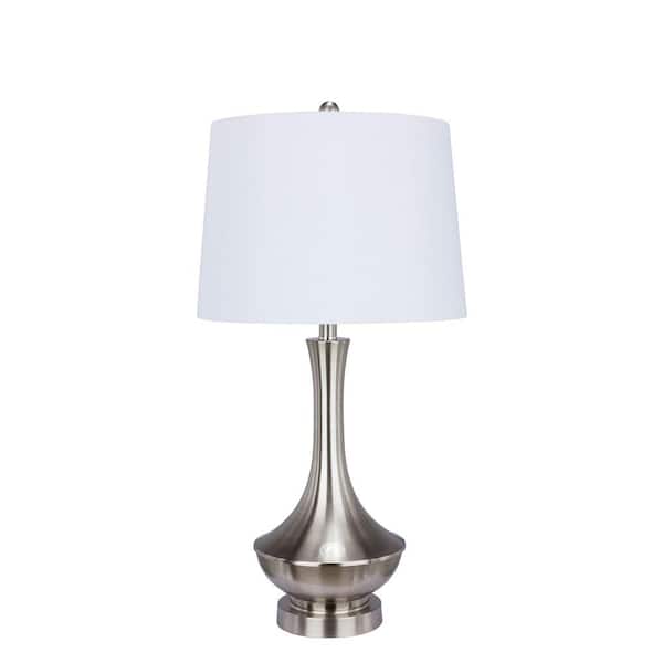 Details about   Fangio Lighting's 1590BS Pair Of 29.25 In Brushed Steel Table Lamps
