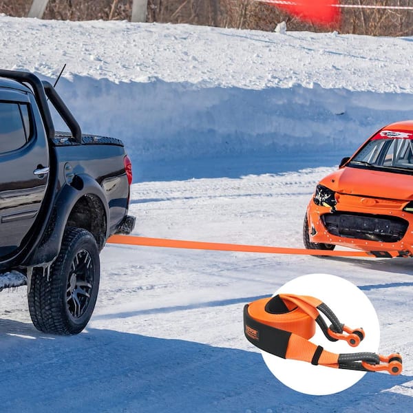 30 in. Recovery Tow Rope 36,000 lbs. Heavy-Duty Off Road Snatch Strap Extreme Duty Energy Snatch Strap for Truck ATV