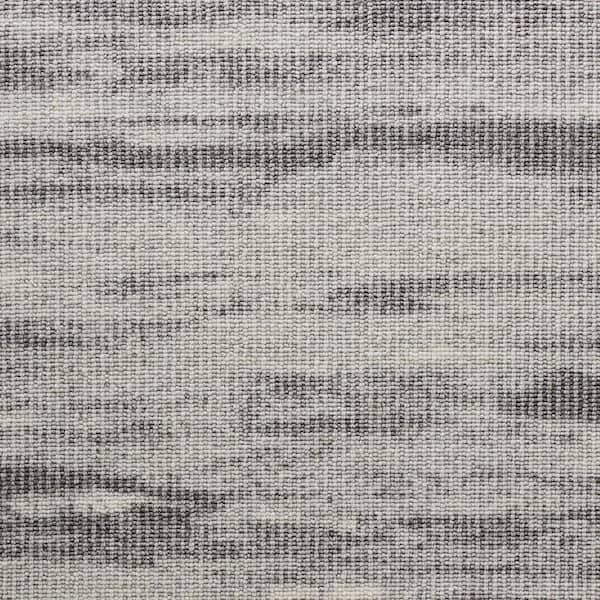 Natural Harmony Umbra - Maelstrom - Gray 13.2 ft. 32.44 oz. Wool Texture Installed Carpet