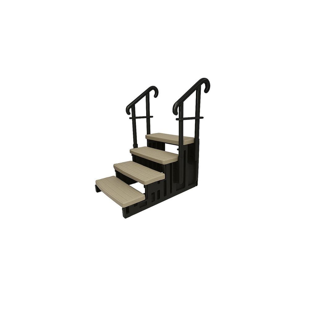 Confer Plastics Signature Spa Steps kit 4-Steps in Portabello for Above Ground Pool