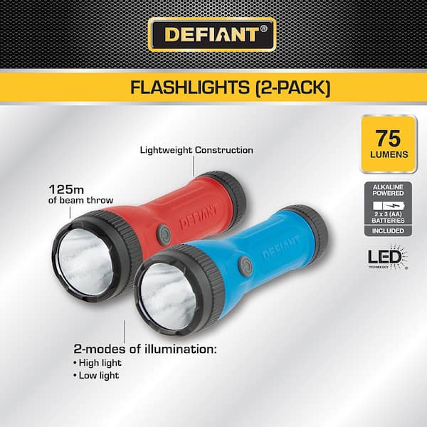 75 Lumens Flashlight (4-Pack)