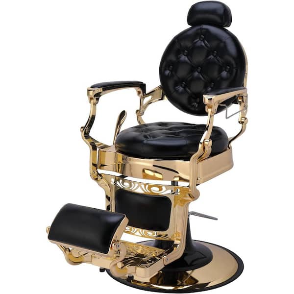 Retro Barber Chair Heavy Duty Barber Chairs Vintage Salon Chair Hydraulic Recline Beauty Spa Styling Equipment