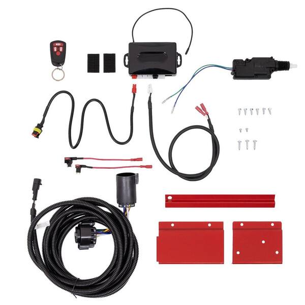 Weather Guard Remote Keyless Entry Kit with Hitch Wire Harness, Saddle ...