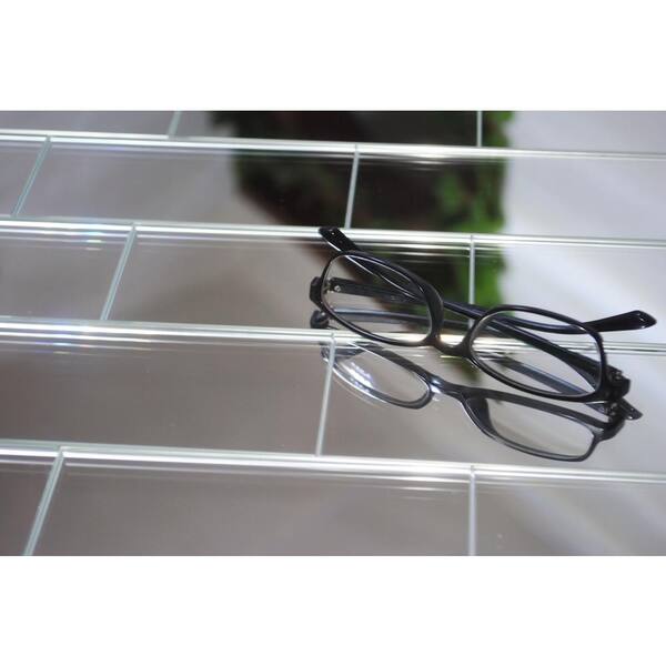 ABOLOS Reflections Silver Straight Edge 3 in. x 12 in. Glass Mirror Subway Wall Tile (14 sq. ft. / case) ABOLOS Reflections Silver Straight Edge 3 in. x 12 in. Glass Mirror Subway Wall Tile (14 sq. ft. / case)