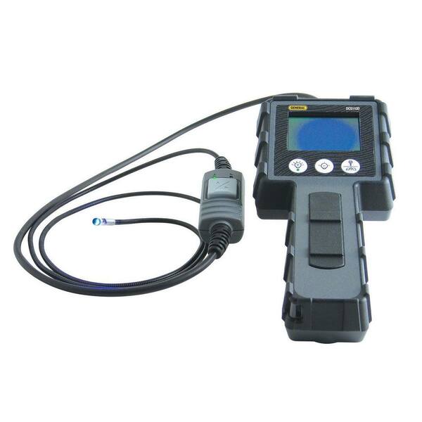 General Tools 4.9 mm Dia High Performance Video Inspection Scope with Front and Side View Probe