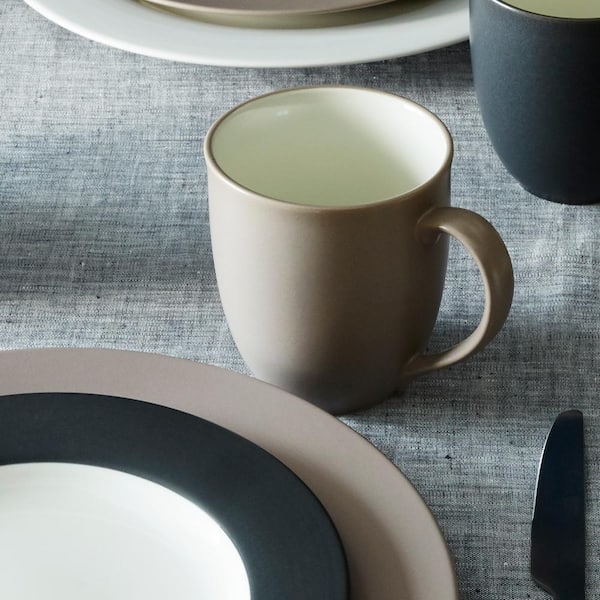 Noritake Colorwave Clay 12 fl. oz. (Tan) Stoneware Mugs (Set of 4