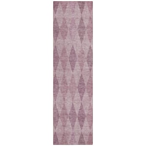 Chantille ACN561 Blush 2 ft. 3 in. x 7 ft. 6 in. Machine Washable Indoor/Outdoor Geometric Runner Rug