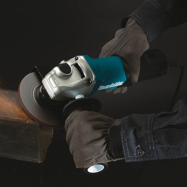 Makita 4-1/2 In. Paddle Switch Angle Grinder GA4553R - The Home Depot