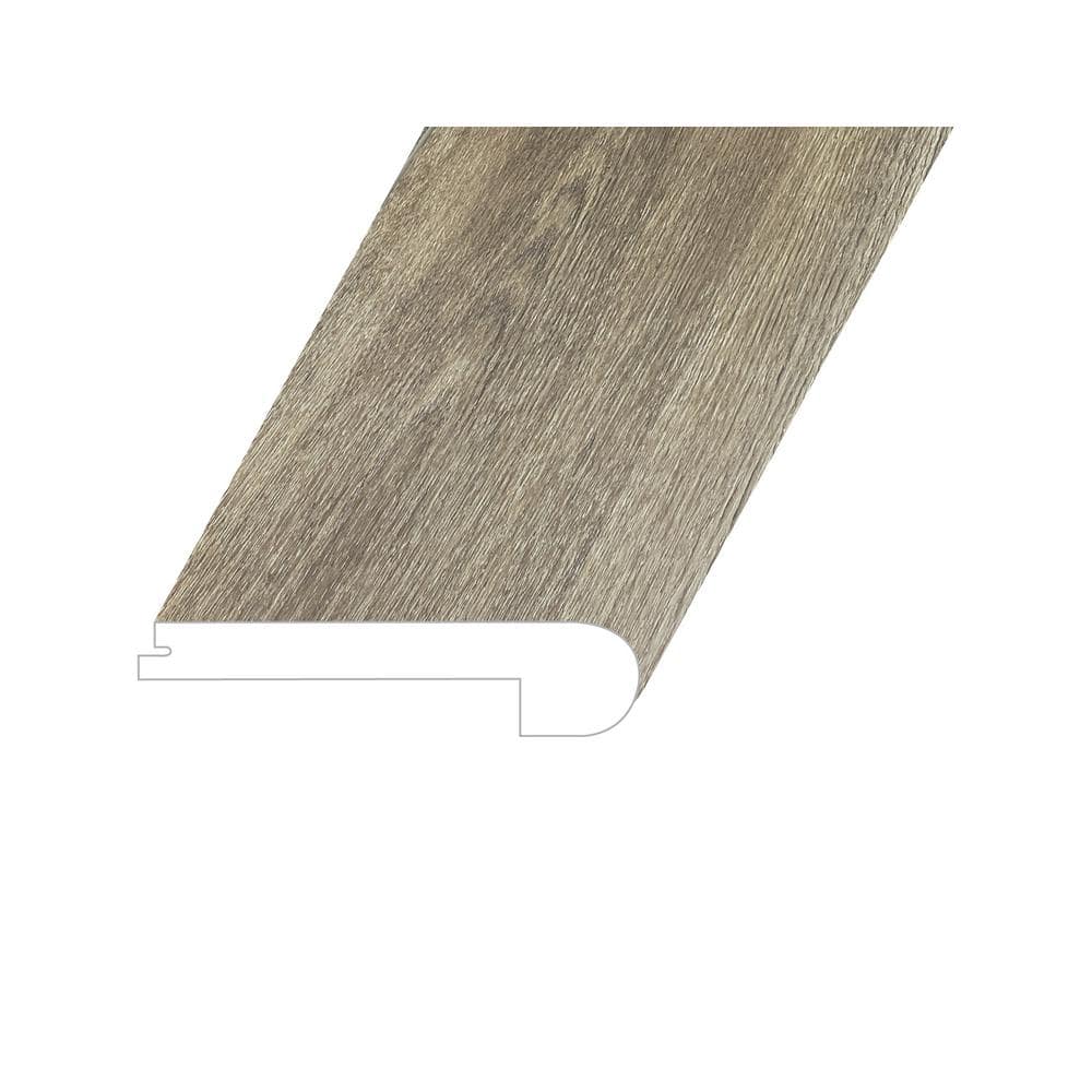 Vagabond Pastoral Brown 1 in. Thick x 4.5 in. W x 94.5 in. L ESPC Vinyl Flu