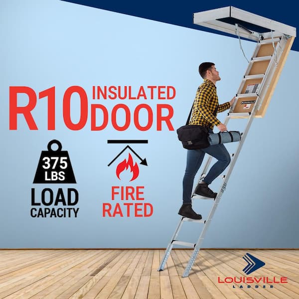 Louisville Ladder 7 ft. 8 in. to 10 ft. 3 in. 25.5x54 Fire Rated