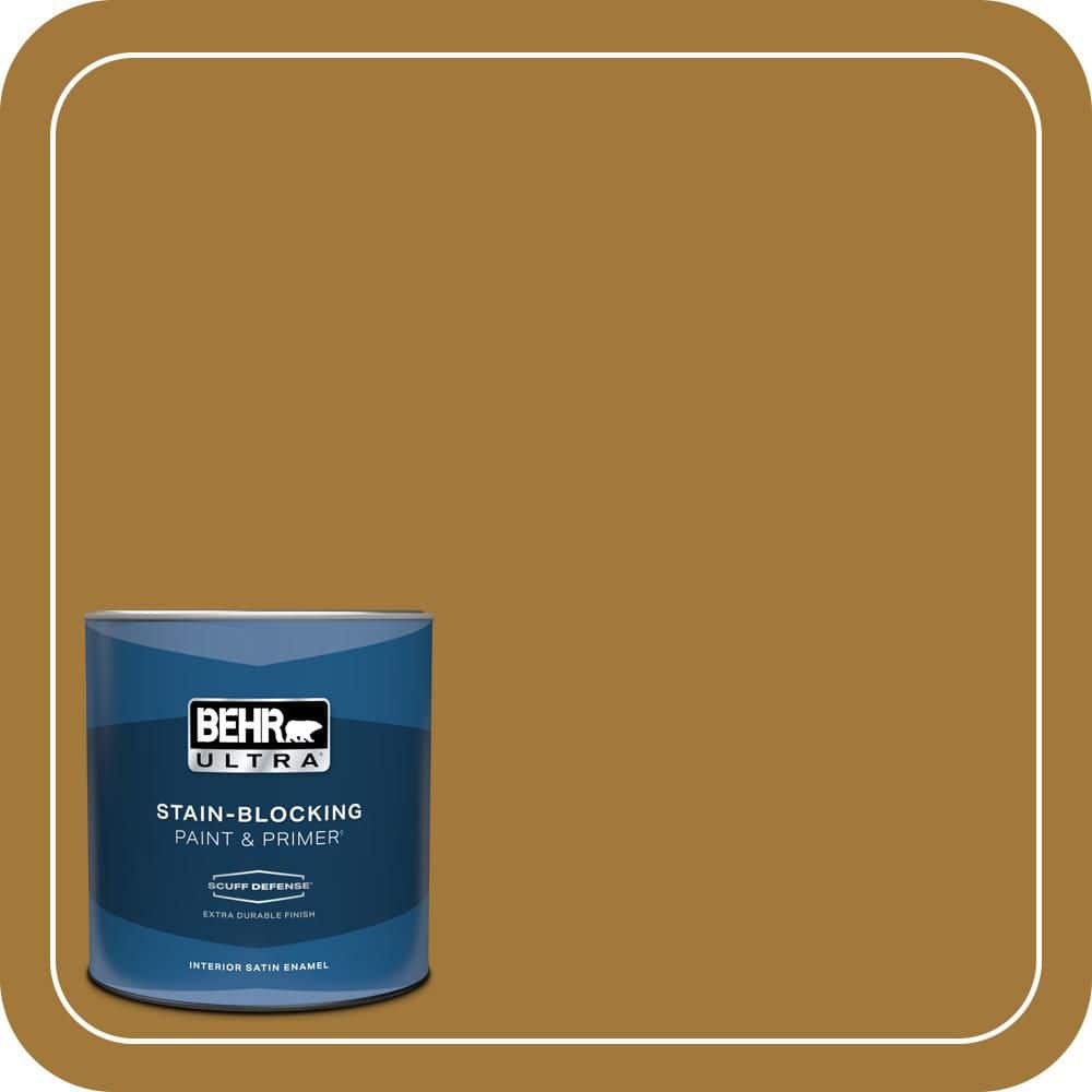 1 qt. #320D-7 Victorian Gold Extra Durable Satin Enamel Interior Paint & Primer price history on PriceWatchPro