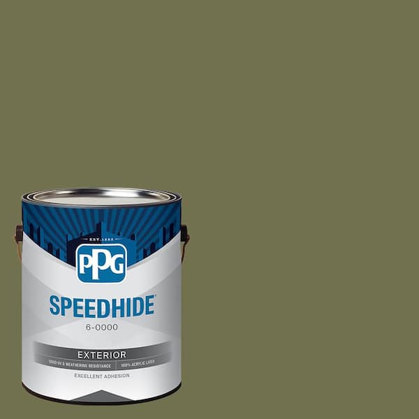 SPEEDHIDE 1 gal. PPG1115-7 Gratefully Grass Flat Exterior Paint
