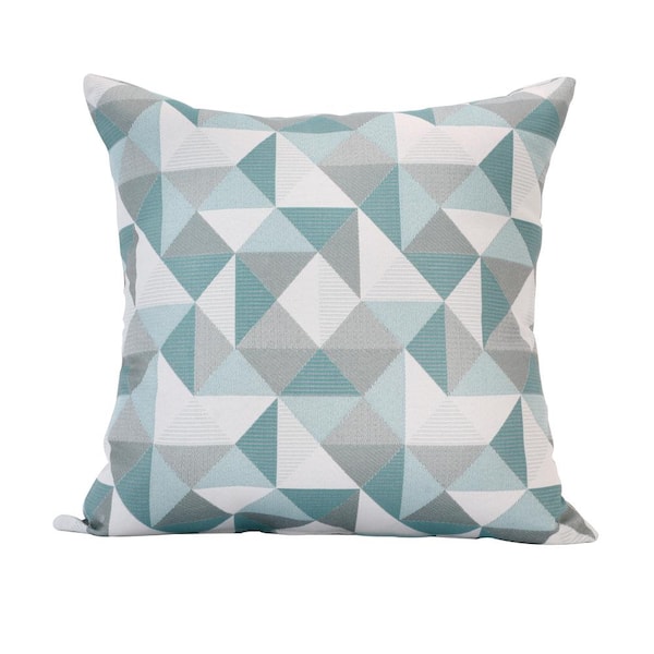 Astella Ruskin Lakeside Square Outdoor Accent Lounge Throw Pillow