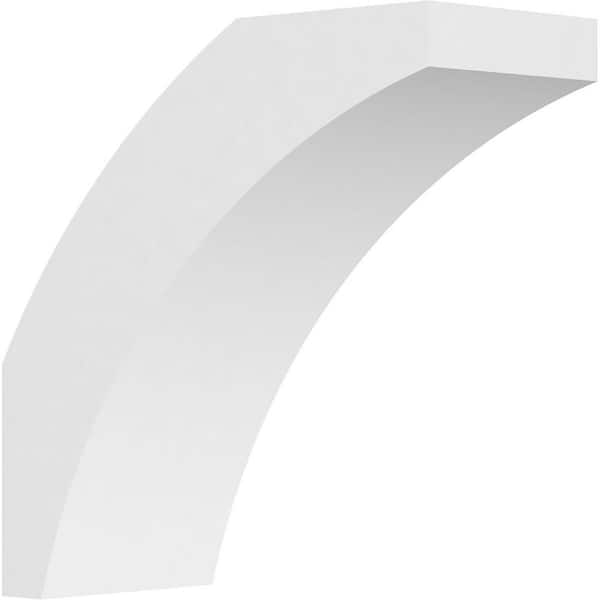 Ekena Millwork 3"W x 8"D x 8"H Standard Thorton Architectural Grade PVC Knee Brace