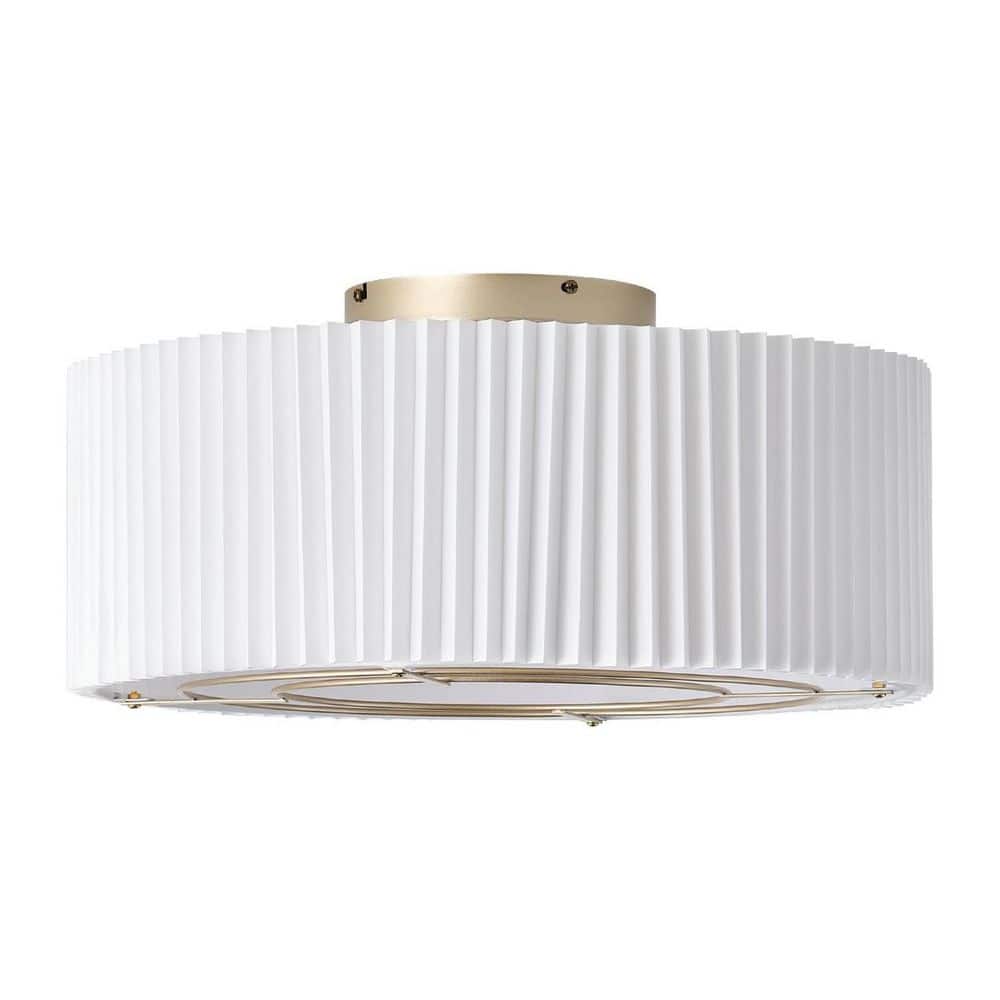 20 in. Beige Caged Low Profile Ceiling Fan with Light, Flush Mount Boho Ceiling Fan with Remote Control for Bedroom price history on PriceWatchPro